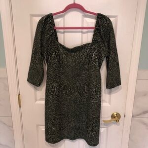 Leith square neck dress